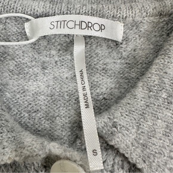 Stitch Drop Button Front Sweater Dress - Picture 6 of 7